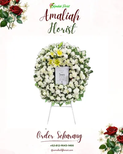 Krans Bunga Duka Cita di Parakan Kauman